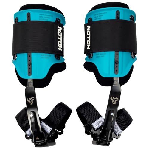 Notch Steel Climbers Ergonomic Gaffs 20+ Cuff Adjustment Points, Stirrup Grip Pad, Dual Foot Strap Assembly, Redesigned Cuff, 350 lbs. Total Weight Limit Image